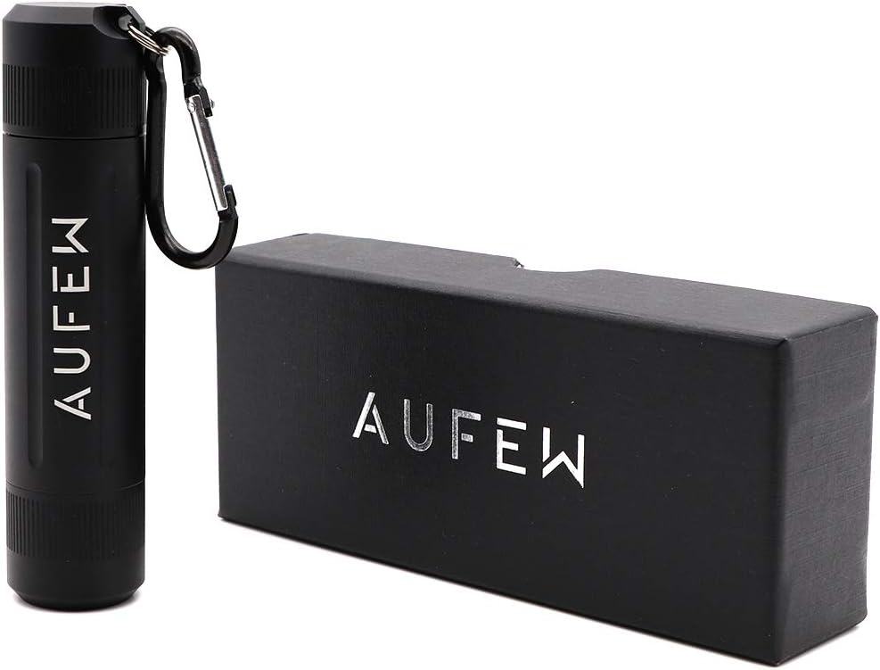Aufew Portable Aluminum Alloy Waterproof Container, Airtight Smell Proof Jar