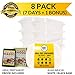 SALE!! Bolt Goods Meal Prep Containers with Lids (8 Pack, 28 Ounce, White Base) BPA-Free Reusable Microwave Dishwasher Freezer Safe - THE ONLY Crack Leak Resistant Food Storage with Meal Prep Ebook