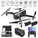 MOSTOP SJRC F11 GPS Drone 5G WiFi FPV RC Quadcopter Drone Foldable 1080P Camera Record Video App Control iOS Android One-Key RTH Follow Me 3D Visual Brushless Track Flight (F11 + 2 Battery + 1 Box)