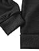 Ohoo Mens Slim Fit Light Weight V-Neck Pullover Sweater/DCP015-BLACK-XL