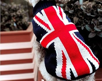 union jack dog coat