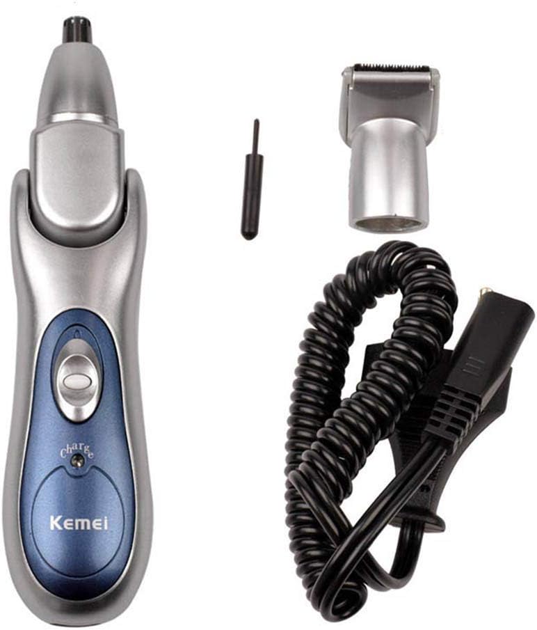 LUBANF Rechargeable 2 in 1 Beard Hair Shaver Nose Ear Hair Trimmer Clipper Portable Electric Nose Ear Face Clean Trimer Razor Removal