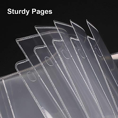 30 Sheets 9-Pocket Clear Trading Card Sleeve Page Protector for Standard Size Cards, AHGXG 270 Pockets Card Storage Sleeves for Pokemon,Skylanders, Top Trumps - Thumbnail 2