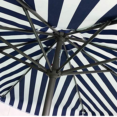 Wsaman 2,7 M / 8,9 ft Gartenschirm Schutz im Freien Sonnenschirm, Octagonal Strandschirm mit 8-Ribs Einfache Montage… – Bild 6