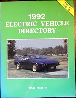 1992 Electric Vehicle Directory 1992 Electric Vehicle Directory
