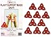 PLANT SUPPORT MADE EASY Stretch Rubber Plant Stake Connecters, 10-Pack