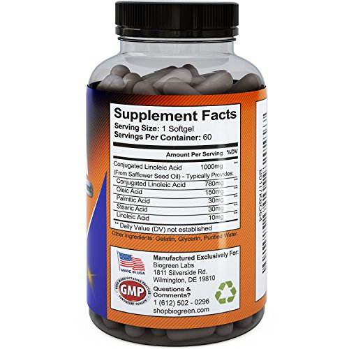 CLA Supplement Safflower Oil Extract CLA Fat Burner for Women And Men