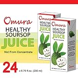 OMURA SOURSOP GRAVIOLA GUANABANA JUICE 6.76 OZ ( Pack of 24 )