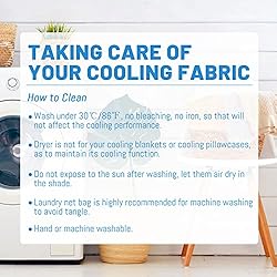 Cooling Throw Blanket with Double Sided Cold