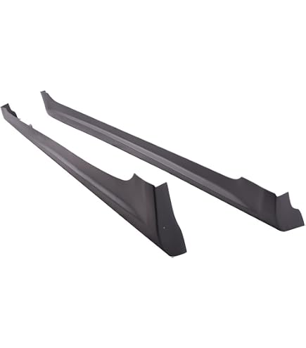 Amazon.com: Fit 2014-2018 Mazda 3 Unpainted Black ABS Plastic Side
