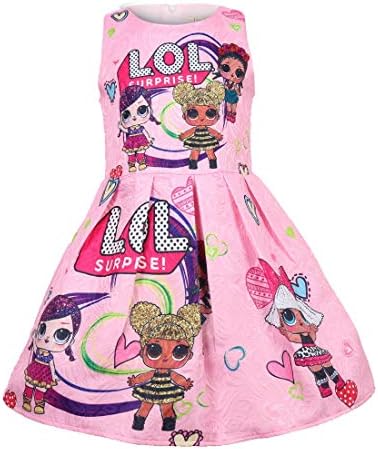 RXF Girls LOL Doll Surprise Princess Fancy Dress Cosplay Costumes Party Outfit
