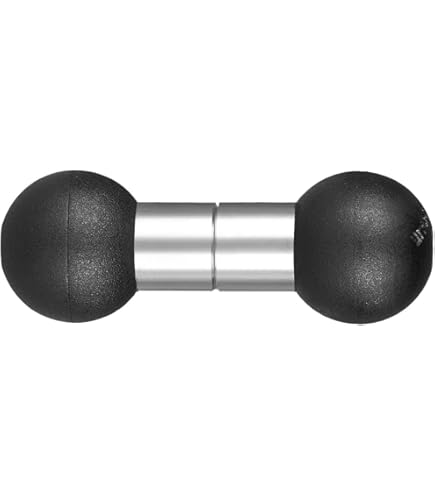 17mm To 17mm Double Ball Extender Bar Mount For GPS Cell Phone 44mm Long