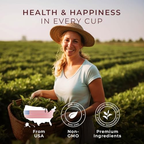 GYA TEA CO PEPPERMINT HERBAL TEA POD(16 CT) – DECAF REFRESHED MINT TEA FOR AWAKENING & UPLIFTING
