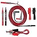 Micsoa Multimeter Test Leads Set of 8 with Alligator Clips, Banana to Plugger Mini Hooks, Volt Meter Leads