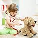 LotFancy Dog Stuffed Animals, 12 inch Cuddly Golden Retriever Stuffed Animals, Sitting Puppy Dog Plush Toy, Birthday Gift for Kids Boys Girls