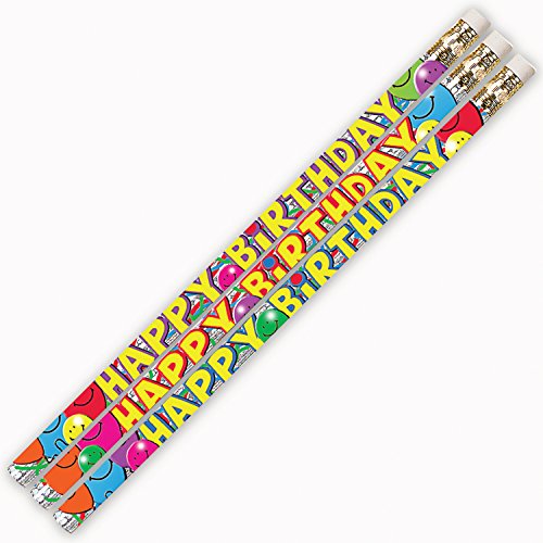 Musgrave Pencil Co Birthday Bash Motivational/Fun Pencils School Supplies
