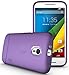 TUDIA Full Matte Arch TPU Bumper Protective Case for Motorola Moto G 3 (3rd Gen 2015 Released) (Purple)