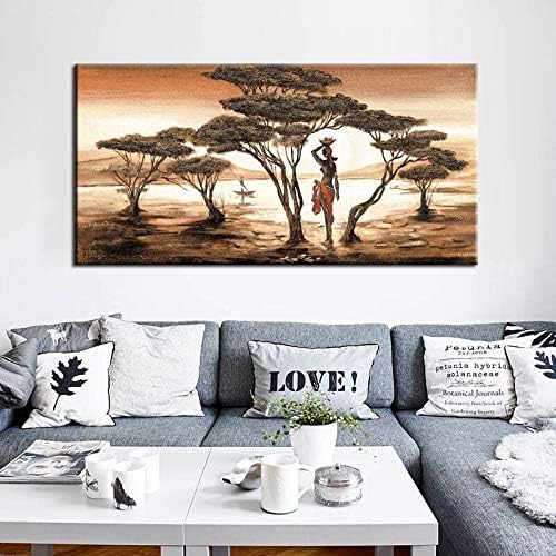 Adgkitb Canvas Arte De La Pared Impreso Tribu Primitiva Decoracion