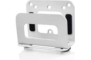 GMAILMALL Adjustable Cable Box Wall Mount Or VESA Mount Behind The Monitor, for Mac mini,Switch,Roku,Mini PC,Routers, DVD Players, Streaming Media Player and More (Thickened Metal)