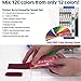 Turner Acryl Gouache Acrylics Set of 12 Smart Set Includes Free Color Mixing Cards 11 ml Tubes - (2) 20ml Titanium Whites
