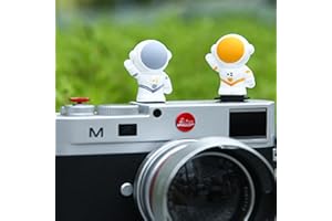 ZOSTLAND Trendy SLR Camera Hot Shoe Boot Cover Cap,Original Shoe Protector,Compatible with Sony Fuji Canon Nikon Pentax Leical (2pcs Astronaut)