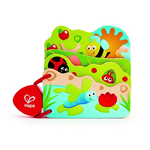 Hape Infant Board Book Baby's Bug Book