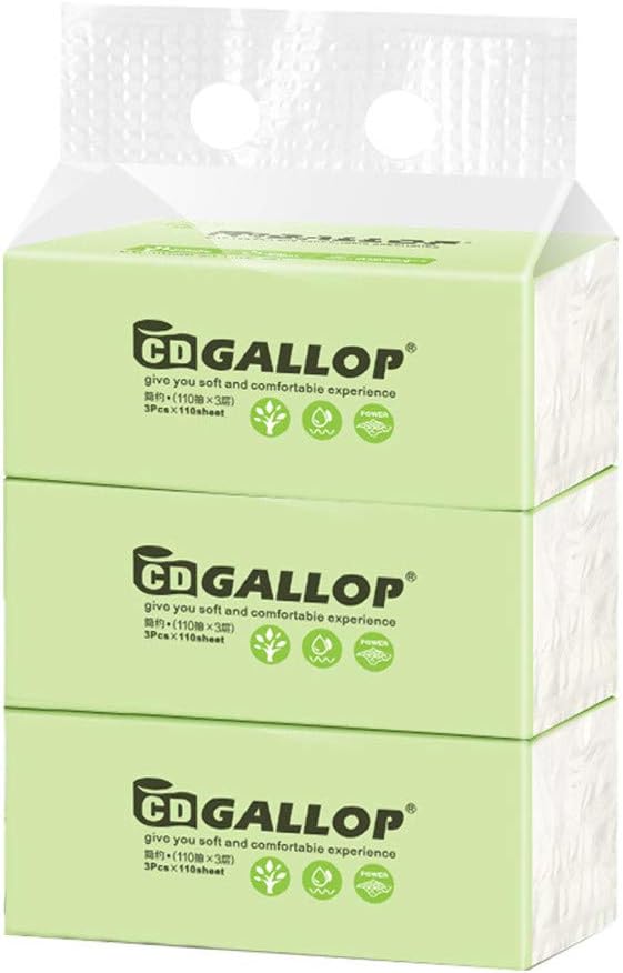 MINGLIFE Multifold Paper Towels, 3 Pack Disposable Hand Towel,Multi-Fold Fast-Drying Absorbency Paper Toilet Paper Kitchen Table Paper 110 Sheets/Pack (3 Packs)