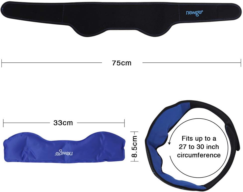 NEWGO Migraine Relief Ice Pack for Head Hot Cold Compress Gel Ice Pack for Headache Chronic Migraine, Chemo, Tension - Image 4