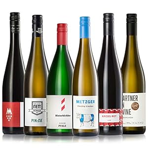 GEILE WEINE Weinpaket PFALZ (6 x 0,75) Bester Weißwein und Rotwein von Winzern der Pfalz