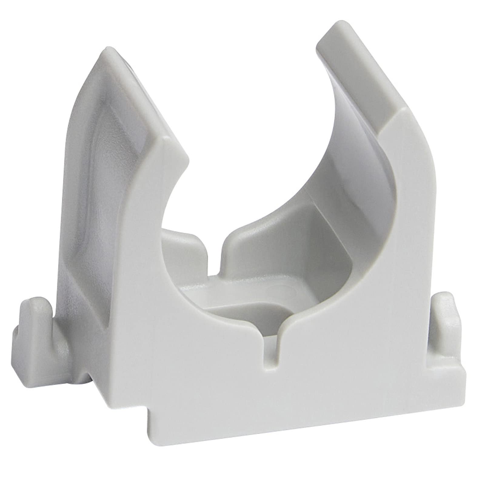 SOMA Plastic Pipe Clip Grey 20 mm Pack of 30 Clamp Pipe Clamp UV Resistant — image 1
