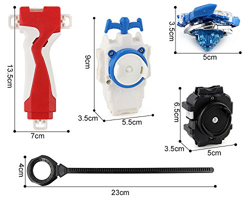 Bey Battle Burst 2 in 1 Metal Fusion Battling Tops with 4D Launcher Grip Battle Set - Thumbnail 7
