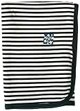 KicKee Pants Swaddling Blanket, Midnight/Natural Stripe