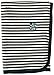 KicKee Pants Swaddling Blanket, Midnight/Natural Stripe