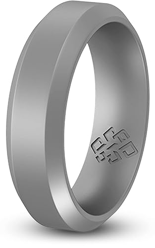 Knot Theory Silicone Wedding Ring Band for Men Women: Superior Non