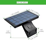 JESLED Solar Lights Outdoor 2 Pack 90 LED Motion Sensor 2600mAh USB Charging view 7