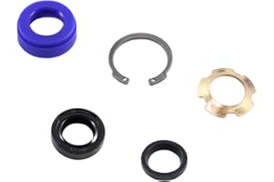 TELFAIR Power Steering Cylinder Repair Kit Compatible with Ford Tractor 2000 3000 4000（1/2“ Rob）