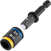 Malco 5/16 &amp; 3/8 x 2" Dual Sided Hex Driver~ Cleanable, Reversible, Magnetic. Easy to Clean- MSHC1