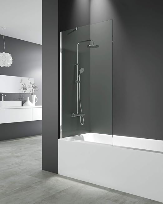 GME Panel Fijo Screen Bañera, 85 cm Longitud x 150 cm Altura, Transparente