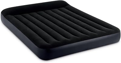 Almofada intex queen rest colchão inflável clássico com fiber-tech rp, tamanho inflado: 152 x 203 x 25 cm (64150nd)