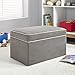 Baby Relax Hadley Nursery Storage Ottoman for Baby Gliders, Dark Taupe Dark Taupe