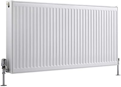 Milano Compact White Type 22 Horizontal Double Panel Convector Radiator 600x1200