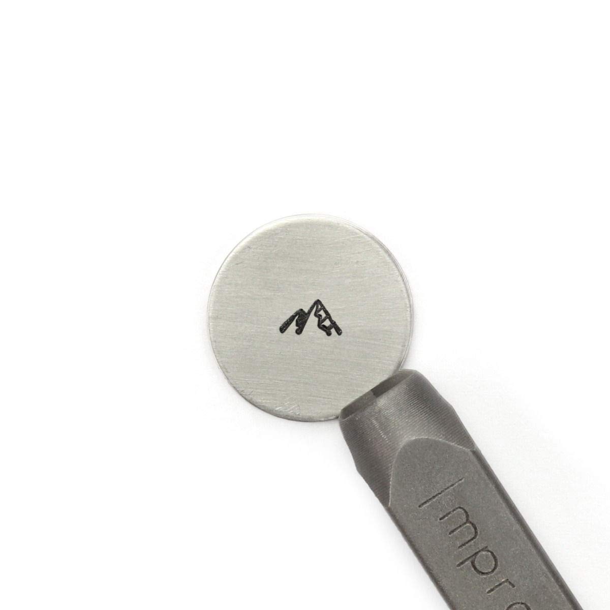 ImpressArt - Mountains Metal Stamp for DIY Custom & Handmade Jewelry, Crafts and Nature Projects (6mm)