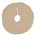 Creme Burlap Ruffled Mini Tree Skirt 21