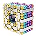 HAJUGADOR 5MM 216 Pieces Magnetic Ball Set Sculpture Building Blocks Toys Perfect for Crafts, Intelligence Learning Magnets Cube Provides Relief for Anxiety, Autism, ADHD (6 Color, 5MM)