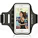 iPhone 6 /6s Plus, Samsung Note 5/4, SPORTS armband - Great for Running, Cycling, Workouts or any Fitness Activity , Sweat Proof - Build in Key + Id + Credit Cards by DanForce (Black)