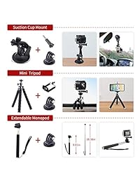 Gopro Kit de correas para cámara GoPro, para usarse en casco