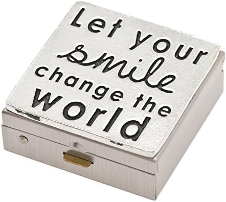 Let Your Smile Pewter Pill Box