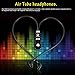 Walmeck Radiation Free Wireless BT Earphone Air Tube Headset Sport Earbuds Music Earphone with Microphone The Original Patented for iPhone iPad Samsung HTC Desktop Notebook Laptop MP3 MP4 MP5