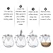 Premium Stainless Steel Coffee Filter, Paissite Reusable Pour Over Coffee Dripper Cone With Non-slip Cup Stand and Brush, Paperless. Honeycomb Design