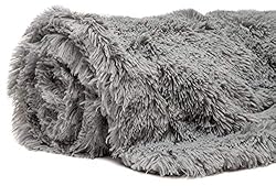 Chanasya Super Soft Fuzzy Shaggy Faux Fur Throw